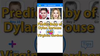 Predict Baby of Dylan Sprouse and Virginia Gardner shorts dylansprouse virginiagardner cutebaby [upl. by Apeed]