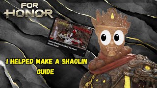 I helped make a shaolin guide For Honor [upl. by Downing]