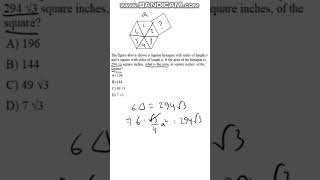 SAT problem geometry mathematics mathstricks coolmath maths [upl. by Enelkcaj]