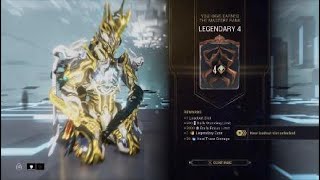 Warframe Legendary 4 Test [upl. by Nyllij]