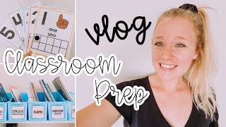 CLASSROOM PREP VLOG  A DAY IN THE LIFE OF A TEACHER  Seeing My Classroom Classroom Decor amp More [upl. by Akayas]