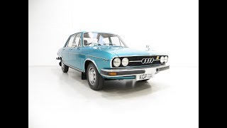 A Rare C1 Audi 100GL with 17142 Miles Father and Son Owned From New  SOLD [upl. by Ennaj]