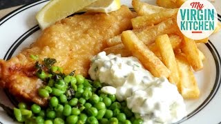 HOMEMADE FISH amp CHIPS RECIPE [upl. by Eanad]