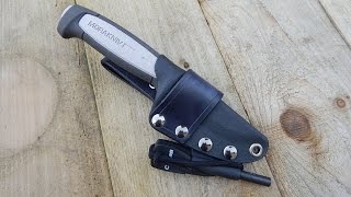 Making a kydex survival sheath for Mora Pro Robust [upl. by Airbas]