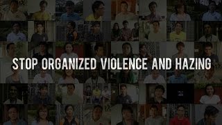 Campaign Against Hazing and Organized Violence  UPD USC x UP Broadcasters Guild [upl. by Etnuhs337]