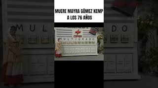 Fallece Mayra Gómez Kemp a los 76 años 😢🌹 ¡Adiós a una leyenda de la TVcrónica rosa de famosos [upl. by Eirellav]