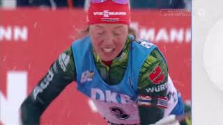 Biathlon WM  quot Östersund 2019 quot  Verfolgung Frauen [upl. by Trimble756]