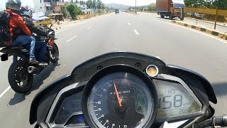 Yamaha R3 vs Pulsar NS 200  RACE [upl. by Dickerson]