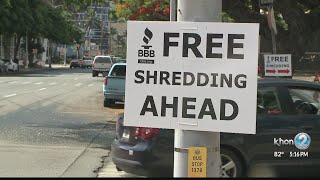 Free shredding electronic recycling events aim to protect your identity [upl. by Ynatsyd]