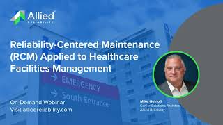 ReliabilityCentered Maintenance OnDemand Webinar Clip [upl. by Llirret]