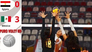 Egipto vs México Campeonato Mundial Femenino Sub 17 De Voleibol FIVB Perú 2024🏐PURO VOLEY RD [upl. by Rudyard]