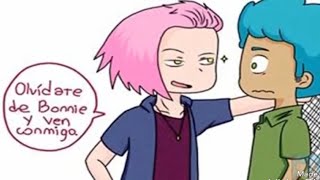 Cómic Fnafhs ¿Bon × Bonnie [upl. by Yeniffit]