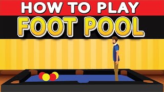 How to play FootPool a Combination of Football and Billiard Football Billiard Soccer Pool [upl. by Lock]