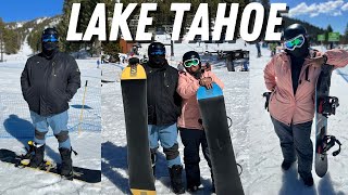 First time on the slopes 😱🥶 Lake Tahoe Vlog [upl. by Ailemap926]