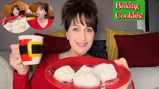 Making HEALTHIER MEXICAN WEDDING COOKIES  PECAN SNOWBALL COOKIES  MUKBANG [upl. by Celina]