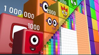 Numberblocks Step Squad Puzzle 30 30000 to 30000000 MIILION BIGGEST Numberblocks Number Patterns [upl. by Imef]