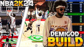 I CREATED the FIRST EVER 73 DEMIGOD on NBA 2K24 [upl. by Pouncey]