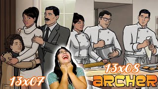 Archer REACTION  13x07 amp 13x08 [upl. by Yoccm]