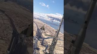 Rafale Flies Vertical Up The Burj Khalifa [upl. by Arobed440]