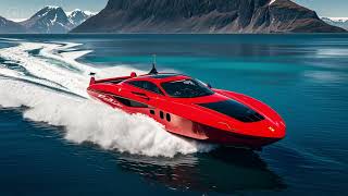 AI Ferrari Concept boats prototype testing in Norway Part V [upl. by Sumer]