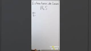 Estructuras de Lewis H₂S Short [upl. by Akenehs]