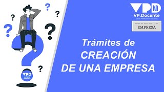 TRÁMITES DE CONSTITUCIÓN DE UNA EMPRESA [upl. by Salli652]