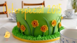 FrühlingsMotivtorte  Dekoidee zu Ostern von Nicoles Zuckerwerk  Osterspecial 2015 [upl. by Nylyoj]