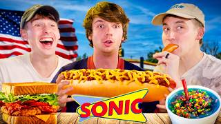 Two Brits try Sonic for the first time with Karl Jacobs [upl. by Enilec]