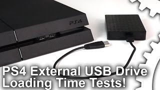 PS4 External Storage Loading Time Tests  Upgrade Options Compared [upl. by Yrellih]