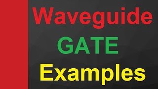 Waveguide GATE Examples in Microwave Engineering by Engineering Funda [upl. by Atteyram]