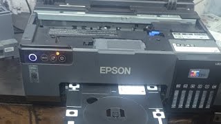 Epson L8050 L18050 Pvc Card Tery Problem PW sensor Change ID Card printing Problem Red Light blink [upl. by Brottman]