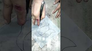 How to flower glass cuttingshortvideo [upl. by Semreh]