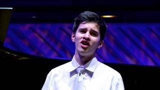 Forrest Nolan  Tenor  2016 National YoungArts Week [upl. by Arsi709]