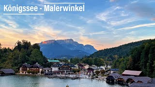 Berchtesgadener Land  Königssee  Malerwinkel  Rundweg [upl. by Ahseet]