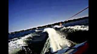 98 Seadoo Speedster Twin 787 Wakeboard [upl. by Eissirc]