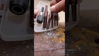 Remove the sliding screw broken wire extractor repair tool small tool with great effect [upl. by Aalst]