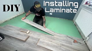 How To Install Laminate Flooring  Easy Step By Step Beginners Guide [upl. by Tommi]