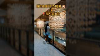 Light Festival🎇 in Bangalore diwali diwalispecial bangalore mallofasia phoenix indianfestival [upl. by Caplan]