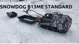 SNOWDOG B13ME Standard by Briggs amp Stratton Overview [upl. by Gherlein]