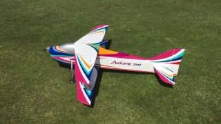 Axiome 70 BP Biplane 55in wingspan BMFA [upl. by Araiet]