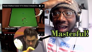 American Reacts  quotRonnie OSullivan  Fastest 147 In Snooker Historyquot [upl. by Hras823]