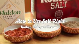 How to Use Salt Right Kosher Table and Beyond [upl. by Asenaj506]