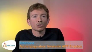 Stéphane bénévole APF Evasion  quotJe prends du recul sur ma viequot [upl. by Yvel149]