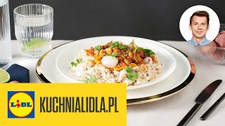 Kurczak z ostrą pastą curry i liczi 🍗😚  Karol Okrasa amp Kuchnia Lidla [upl. by Ijan]