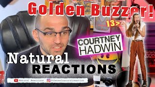 Courtney Hadwin 13YearOld Golden Buzzer Winning Performance REACTION Americas Got Talent 2018 [upl. by Ruy]