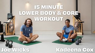 15 Minute Strength Workout with Kadeena Cox  Joe Wicks Workouts  Paralympics 2024 [upl. by Yecaj]