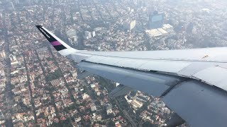 FULL APROXIMACIÓN Y ATERRIZAJE EN CIUDAD DE MEXICO  VOLARIS A320  LANDING AND TAXI IN MEXICO CITY [upl. by Nivlen]