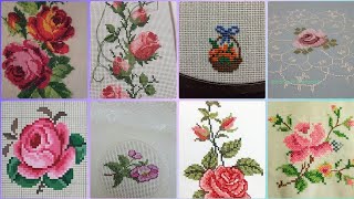 Gorgeous cross stitch patterns countable embroidery charsutikarhailatest dosuti design ideas2024 [upl. by Nicko]