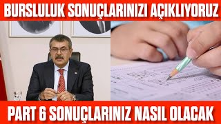 Bursluluk Sınav Sonuçlarınızı Açıklıyoruz PART6 [upl. by Fortunia498]