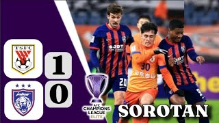 JOHOR DARUL TAZIM vs SHANDONG TAISHAN  SOROTAN  AFC CHAMPIONS ELITE 2024 [upl. by Garold]